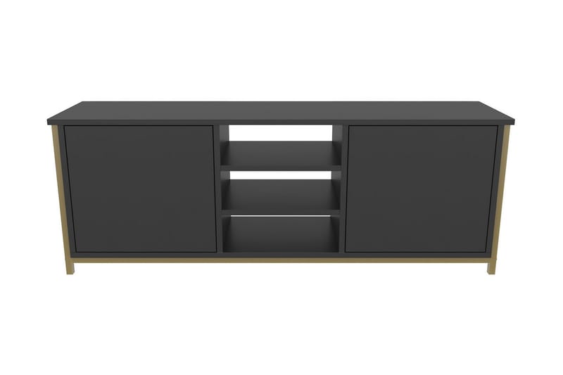 Andifli Tv-benk 140x50,8 cm - Gull - Møbler - Mediamøbel & tv møbel - TV-benk & mediabenk