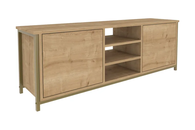 Andifli Tv-benk 140x50,8 cm, Gull