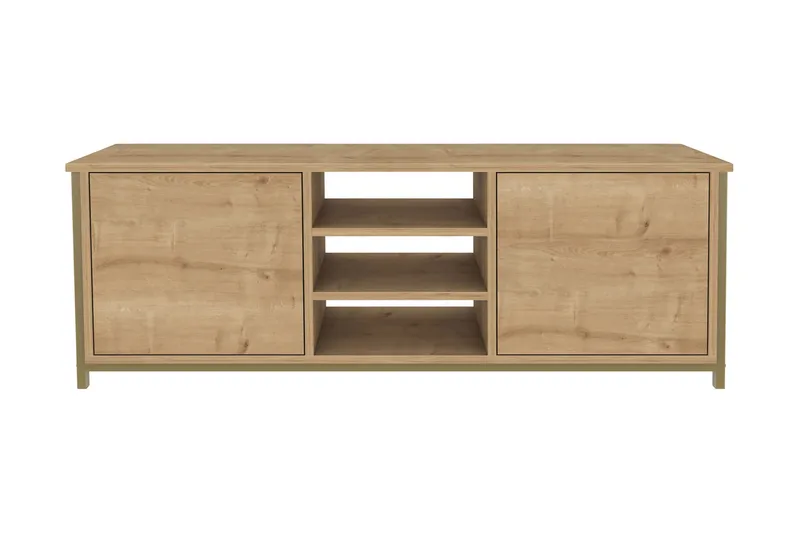 Andifli Tv-benk 140x50,8 cm - Gull - Møbler - Mediamøbel & tv møbel - TV-benk & mediabenk