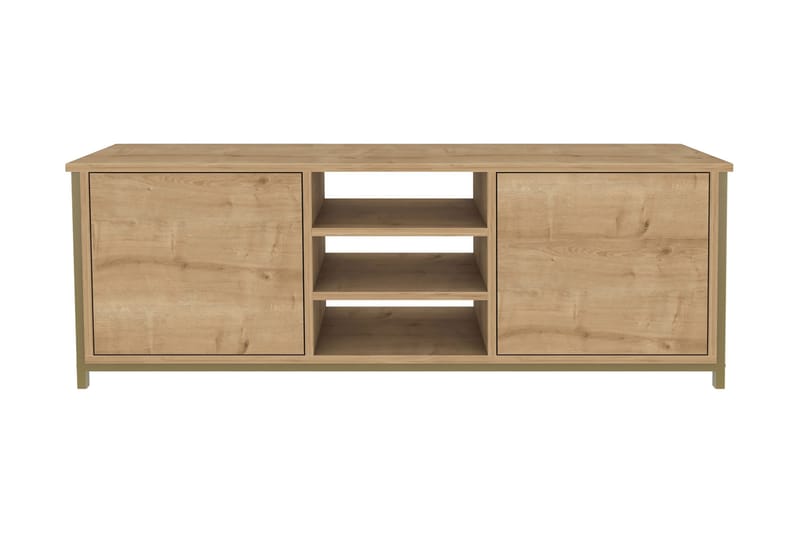 Andifli Tv-benk 140x50,8 cm - Gull - Møbler - Mediamøbel & tv møbel - TV-benk & mediabenk