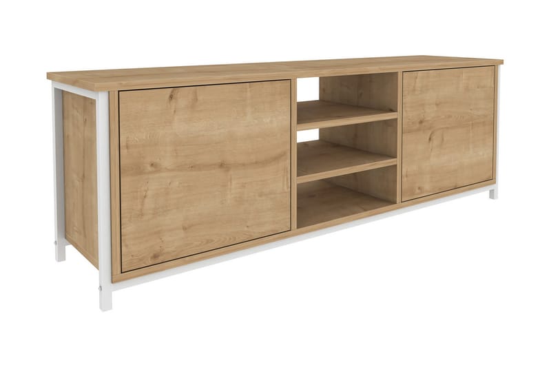 Andifli Tv-benk 140x50,8 cm - Hvit - Møbler - Mediamøbel & tv møbel - TV-benk & mediabenk