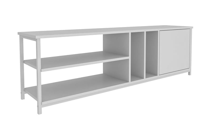Andifli Tv-benk 140x50,8 cm - Hvit - Møbler - Mediamøbel & tv møbel - TV-benk & mediabenk