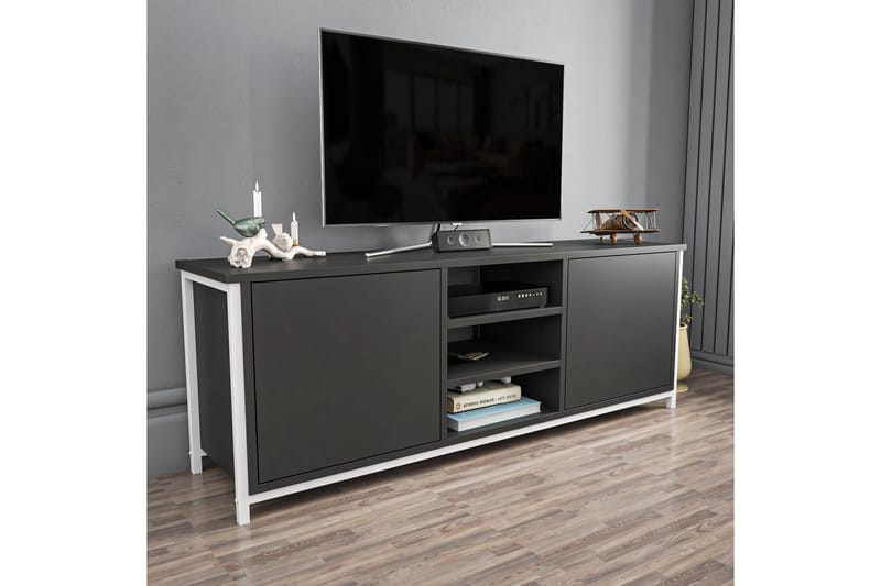 Andifli Tv-benk 140x50,8 cm - Hvit - Møbler - Mediamøbel & tv møbel - TV-benk & mediabenk
