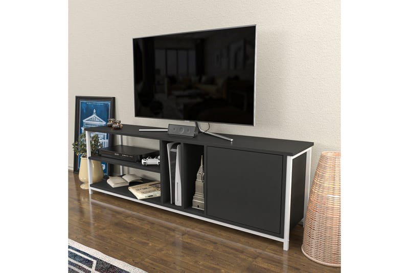 Andifli Tv-benk 140x50,8 cm - Hvit - Møbler - Mediamøbel & tv møbel - TV-benk & mediabenk