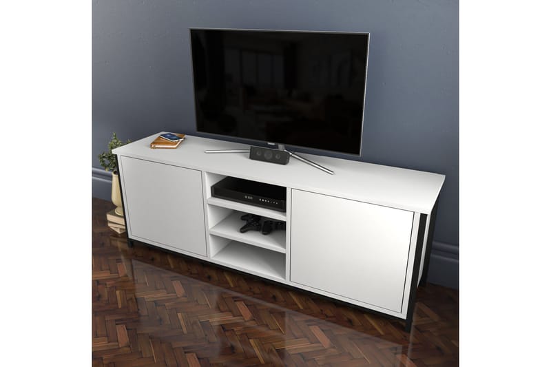 Andifli Tv-benk 140x50,8 cm - Svart - Møbler - Mediamøbel & tv møbel - TV-benk & mediabenk