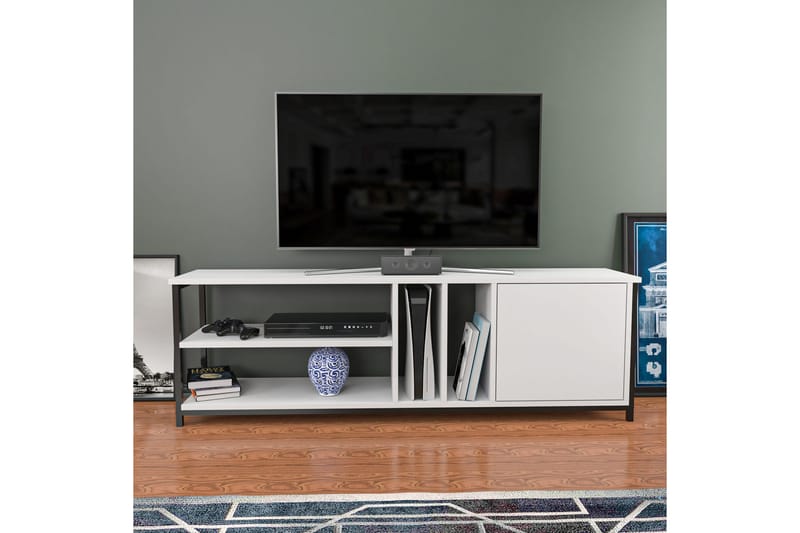 Andifli Tv-benk 140x50,8 cm - Svart - Møbler - Mediamøbel & tv møbel - TV-benk & mediabenk