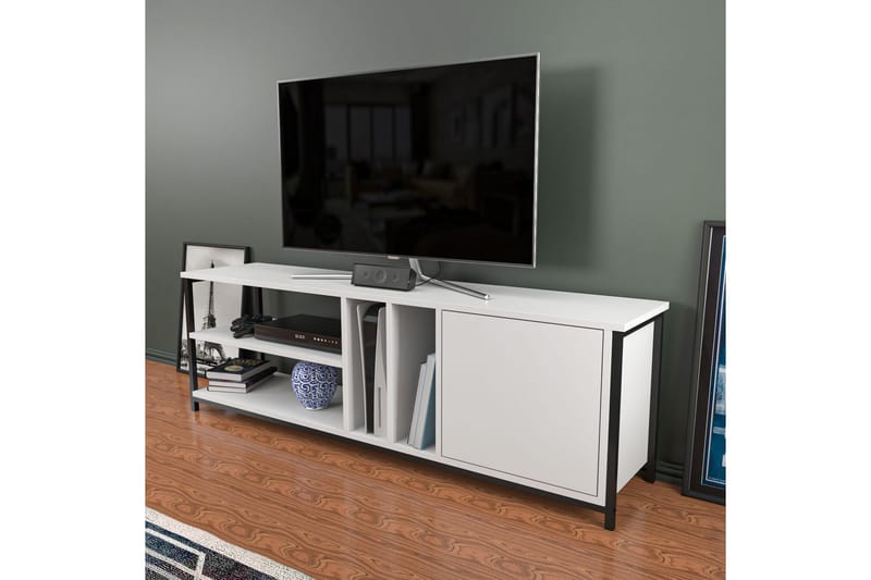 Andifli Tv-benk 140x50,8 cm - Svart - Møbler - Mediamøbel & tv møbel - TV-benk & mediabenk