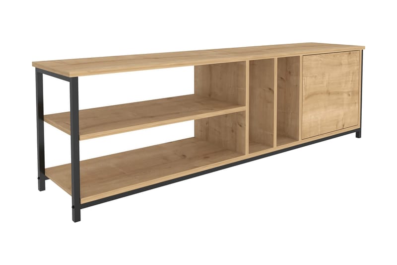 Andifli Tv-benk 140x50,8 cm - Svart - Møbler - Mediamøbel & tv møbel - TV-benk & mediabenk