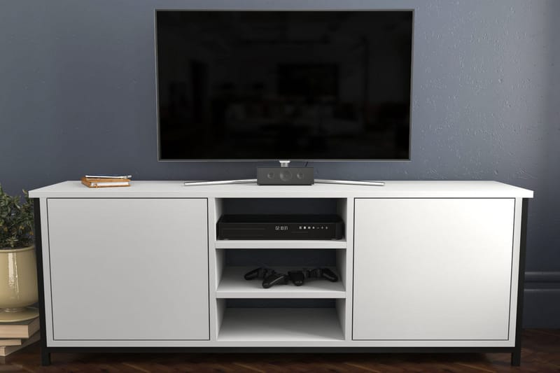 Andifli Tv-benk 140x50,8 cm - Svart - Møbler - Mediamøbel & tv møbel - TV-benk & mediabenk