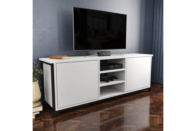 Andifli Tv-benk 140x50,8 cm - Svart - Møbler - Mediamøbel & tv møbel - TV-benk & mediabenk