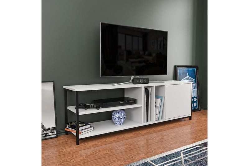 Andifli Tv-benk 140x50,8 cm - Svart - Møbler - Mediamøbel & tv møbel - TV-benk & mediabenk