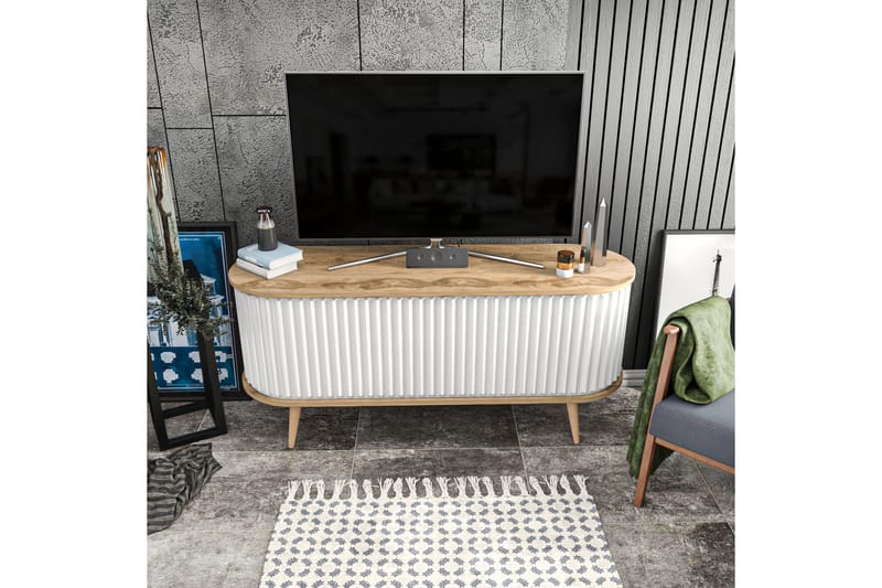 Andifli Tv-benk 140x64 cm - Brun - Møbler - Mediamøbel & tv møbel - TV-benk & mediabenk