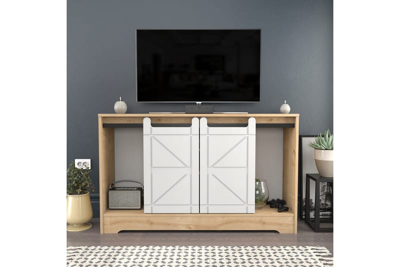Andifli Tv-benk 140x85 cm - Brun - Møbler - Mediamøbel & tv møbel - TV-benk & mediabenk