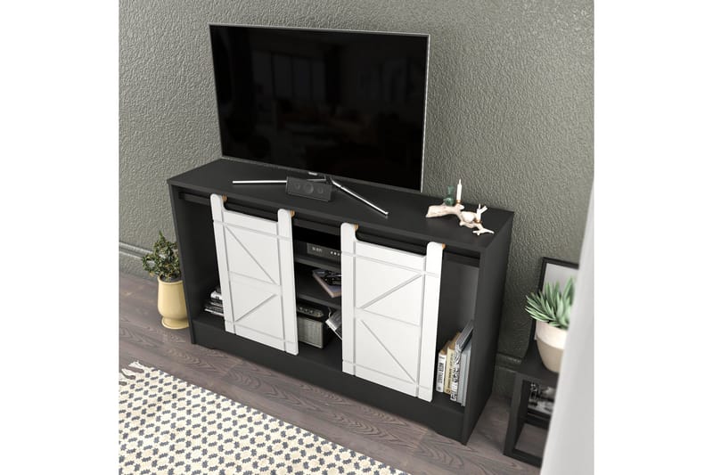 Andifli Tv-benk 140x85 cm - Grå - Møbler - Mediamøbel & tv møbel - TV-benk & mediabenk