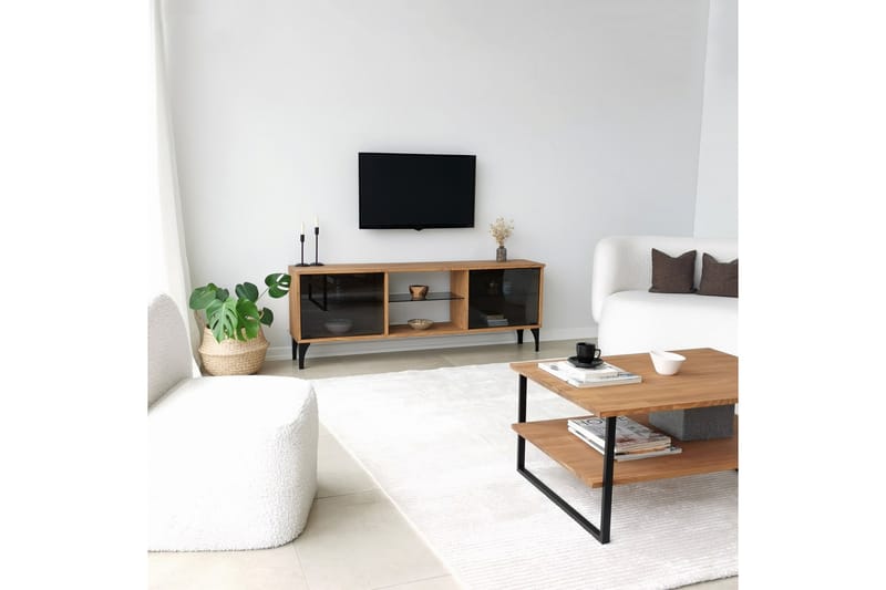 Andifli Tv-benk 150x40 cm - Brun - TV-benk & mediabenk