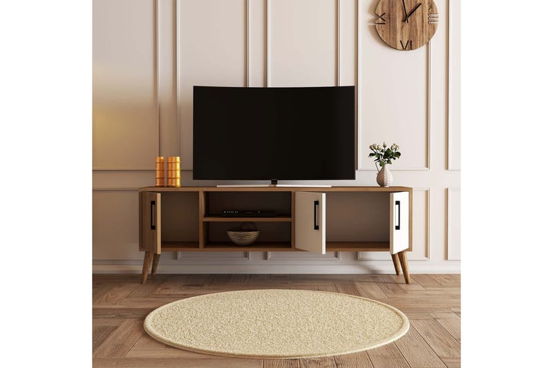 Andifli Tv-benk 150x52 cm - Brun - TV-benk & mediabenk