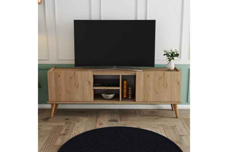 Andifli Tv-benk 150x52 cm - Brun - Møbler - Mediamøbel & tv møbel - TV-benk & mediabenk