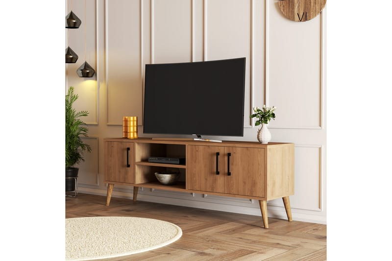 Andifli Tv-benk 150x52 cm - Brun - Møbler - Mediamøbel & tv møbel - TV-benk & mediabenk