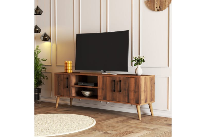 Andifli Tv-benk 150x52 cm - Brun - Møbler - Mediamøbel & tv møbel - TV-benk & mediabenk