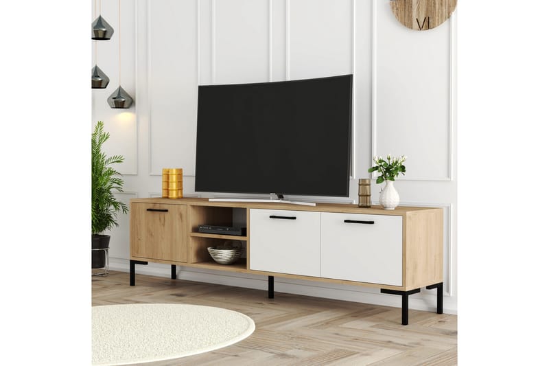 Andifli Tv-benk 150x52 cm - Brun - TV-benk & mediabenk