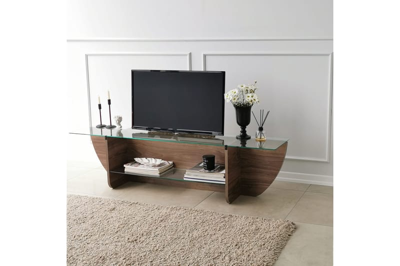 Andifli Tv-benk 158x40 cm - Brun - TV-benk & mediabenk