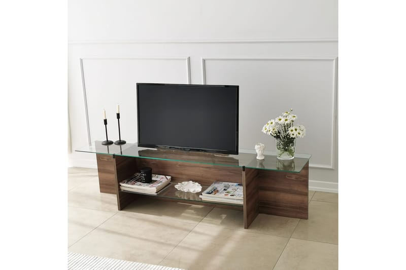 Andifli Tv-benk 158x40 cm - Brun - TV-benk & mediabenk