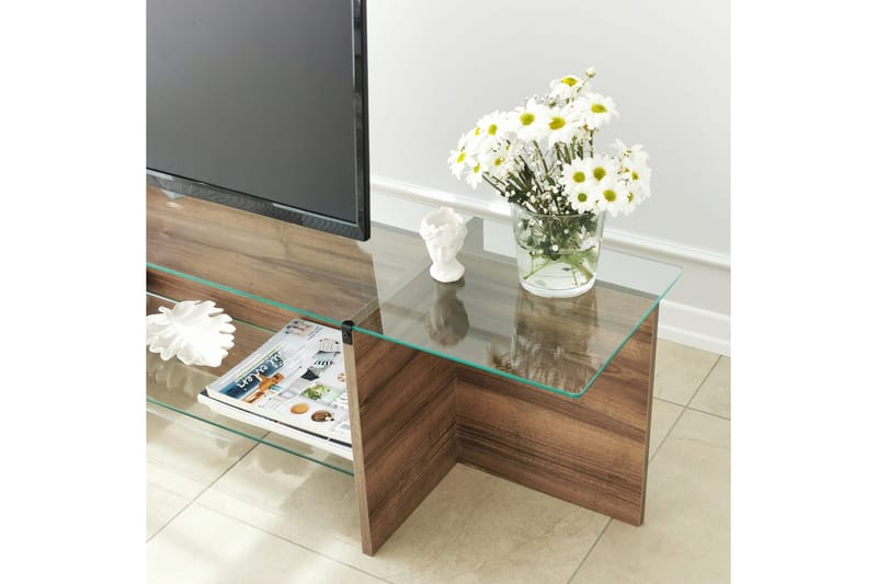 Andifli Tv-benk 158x40 cm - Brun - Møbler - Mediamøbel & tv møbel - TV-benk & mediabenk