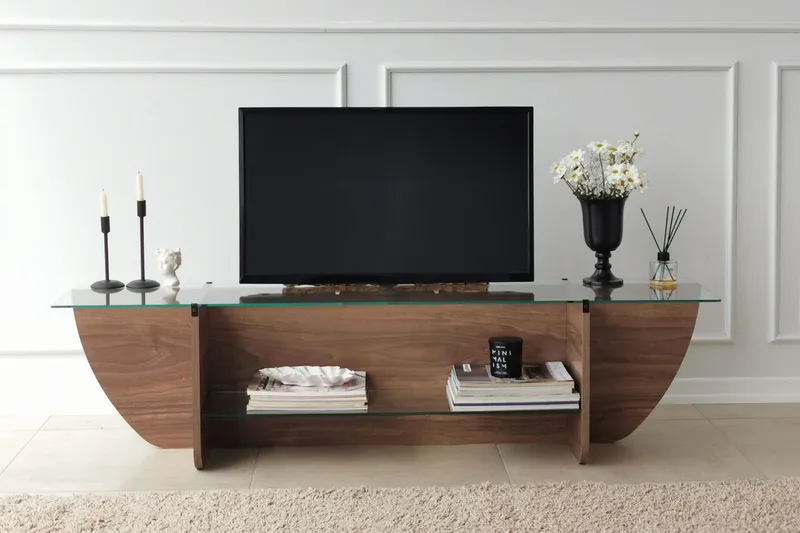 Andifli Tv-benk 158x40 cm - Brun - Møbler - Mediamøbel & tv møbel - TV-benk & mediabenk