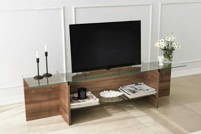 Andifli Tv-benk 158x40 cm - Brun - Møbler - Mediamøbel & tv møbel - TV-benk & mediabenk