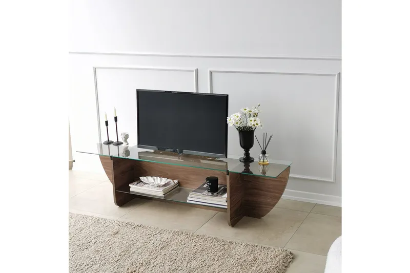Andifli Tv-benk 158x40 cm - Brun - Møbler - Mediamøbel & tv møbel - TV-benk & mediabenk