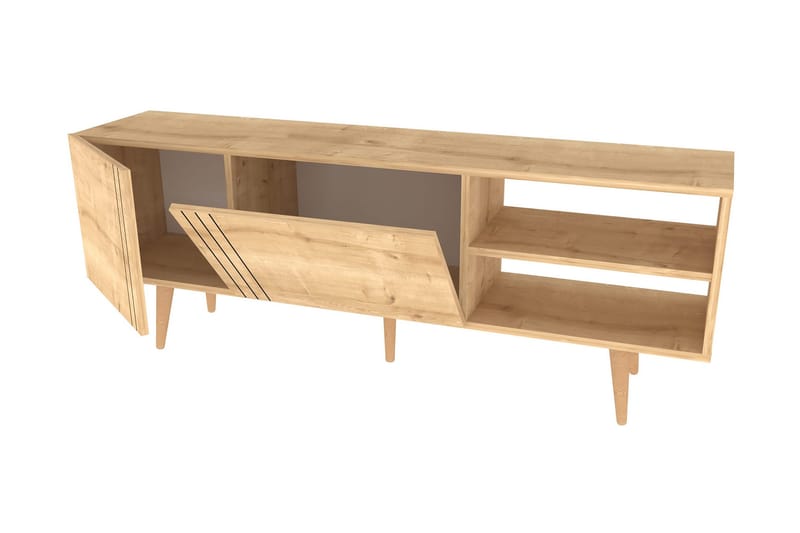 Andifli Tv-benk 160x38,6 cm - Blå - Møbler - Mediamøbel & tv møbel - TV-benk & mediabenk