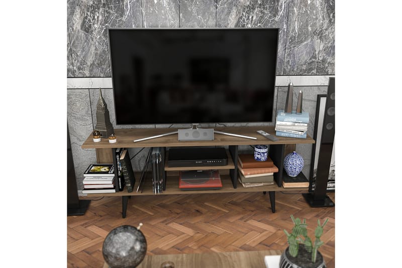 Andifli Tv-benk 160x38,6 cm - Brun - Møbler - Mediamøbel & tv møbel - TV-benk & mediabenk