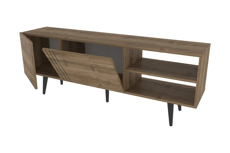 Andifli Tv-benk 160x38,6 cm - Brun - Møbler - Mediamøbel & tv møbel - TV-benk & mediabenk