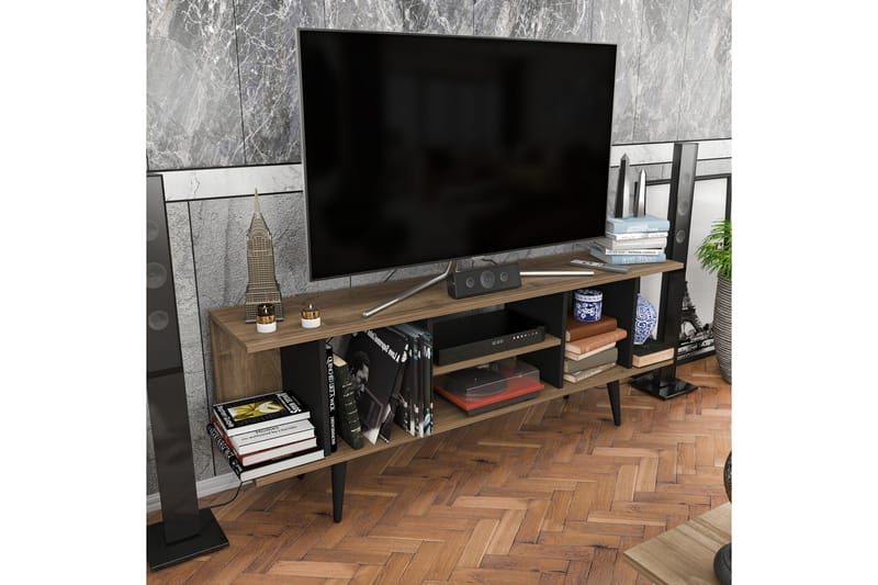 Andifli Tv-benk 160x38,6 cm - Brun - Møbler - Mediamøbel & tv møbel - TV-benk & mediabenk