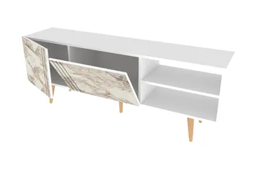 Andifli Tv-benk 160x38,6 cm - Hvit - Møbler - Mediamøbel & tv møbel - TV-benk & mediabenk