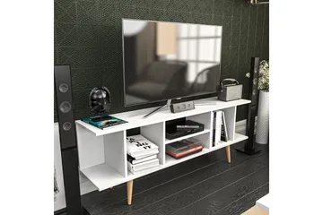 Andifli Tv-benk 160x38,6 cm - Hvit - Møbler - Mediamøbel & tv møbel - TV-benk & mediabenk
