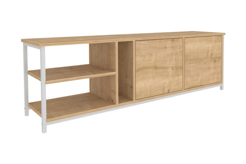 Andifli Tv-benk 160x50,8 cm - Hvit - Møbler - Mediamøbel & tv møbel - TV-benk & mediabenk