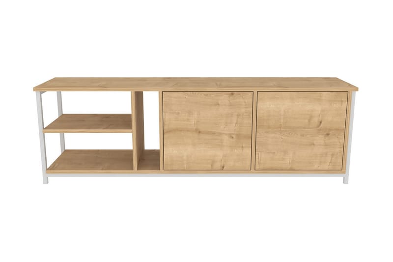 Andifli Tv-benk 160x50,8 cm - Hvit - Møbler - Mediamøbel & tv møbel - TV-benk & mediabenk