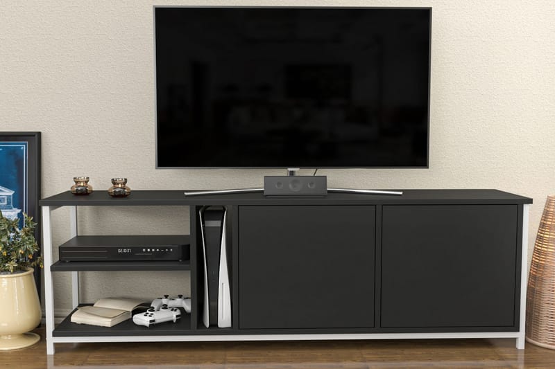 Andifli Tv-benk 160x50,8 cm - Hvit - Møbler - Mediamøbel & tv møbel - TV-benk & mediabenk