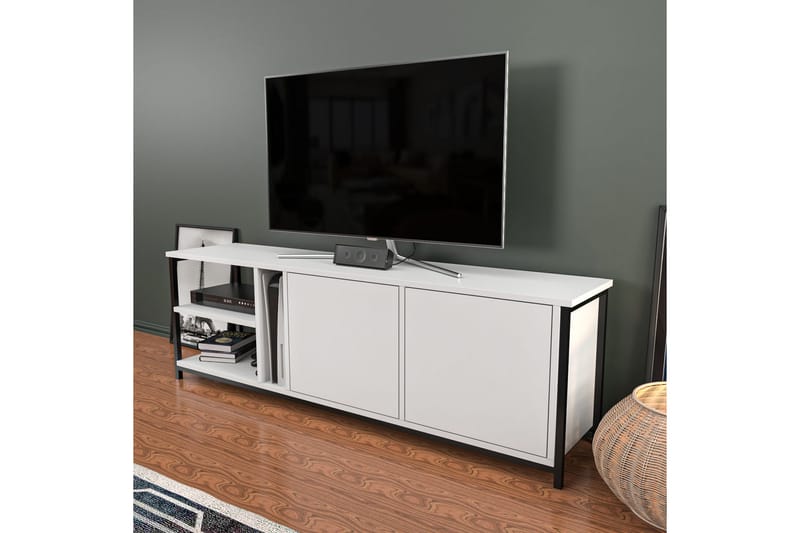 Andifli Tv-benk 160x50,8 cm - Svart - TV-benk & mediabenk