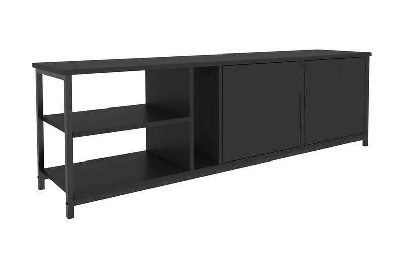 Andifli Tv-benk 160x50,8 cm - Svart - TV-benk & mediabenk