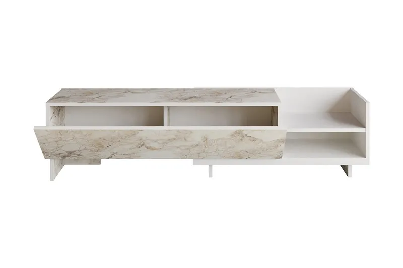 Andifli Tv-benk 165x41 cm - Hvit - Møbler - Mediamøbel & tv møbel - TV-benk & mediabenk