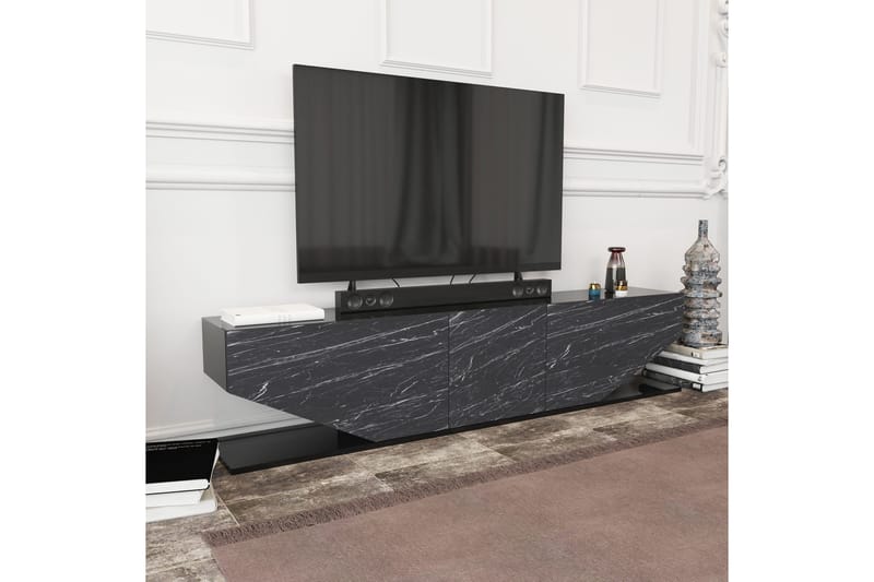 Andifli Tv-benk 180x45 cm - Svart - TV-benk & mediabenk