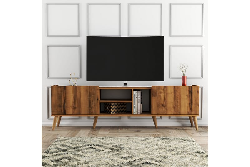 Andifli Tv-benk 180x52 cm - Brun - Møbler - Mediamøbel & tv møbel - TV-benk & mediabenk