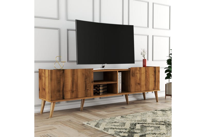Andifli Tv-benk 180x52 cm - Brun - Møbler - Mediamøbel & tv møbel - TV-benk & mediabenk