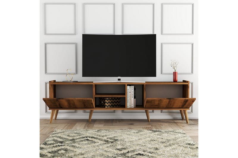 Andifli Tv-benk 180x52 cm - Brun - Møbler - Mediamøbel & tv møbel - TV-benk & mediabenk