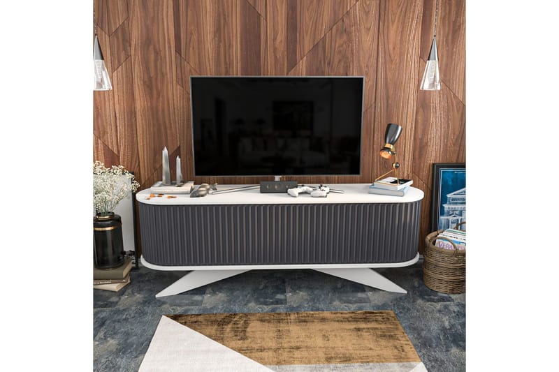 Andifli Tv-benk 180x60 cm - Antrasitt - Møbler - Mediamøbel & tv møbel - TV-benk & mediabenk