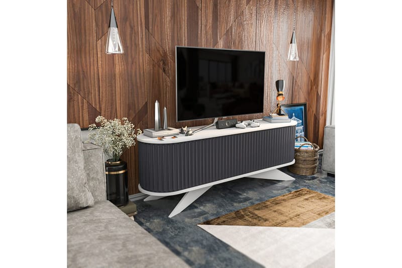 Andifli Tv-benk 180x60 cm - Antrasitt - Møbler - Mediamøbel & tv møbel - TV-benk & mediabenk