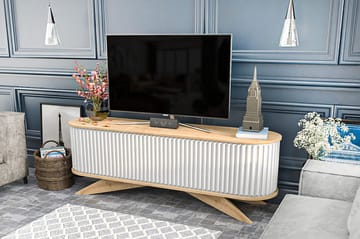 Andifli Tv-benk 180x60 cm - Blå - Møbler - Mediamøbel & tv møbel - TV-benk & mediabenk