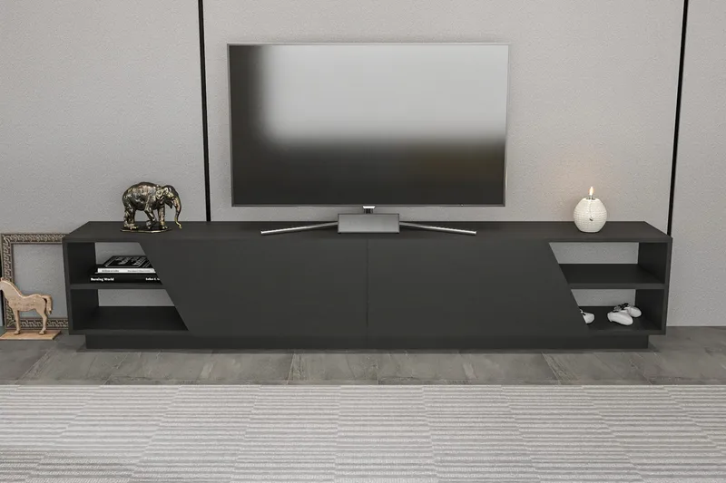 Andifli Tv-benk 240x47,4 cm - Antrasitt - Møbler - Mediamøbel & tv møbel - TV-benk & mediabenk